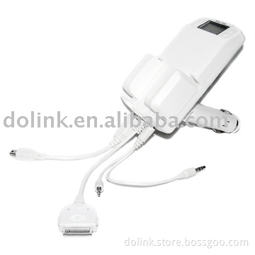 Wireless FM Transmitter with Car Charger